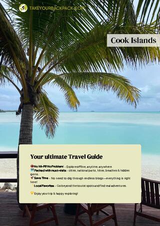 example page 0 from our offline Travel Guide for Cook Islands